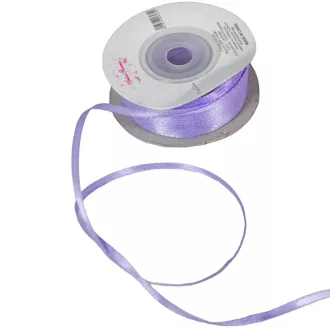 Szatén szalag két oldalas  Lavander 3mmx50m
