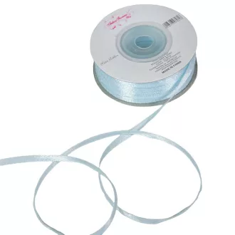 Szatén szalag két oldalas  Light Blue 3mmx50m