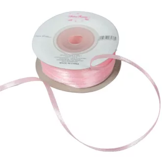 Szatén szalag két oldalas  Pink 3mmx50m