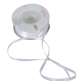 Szatén szalag két oldalas White 3mmx50m