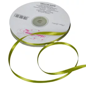 Szatén szalag két oldalas Green 6mmx50m