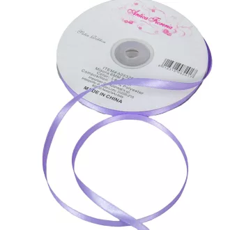 Szatén szalag két oldalas Lavander 6mmx50m