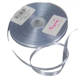 Szatén szalag két oldalas Silver 6mmx50m