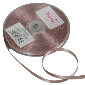 Szatén szalag két oldalas Vanilla 6mmx50m 
