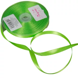 Szatén szalag két oldalas Apple Green 10mmx50m