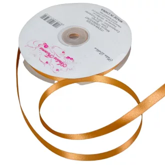 Szatén szalag két oldalas Brown 10mmx50m