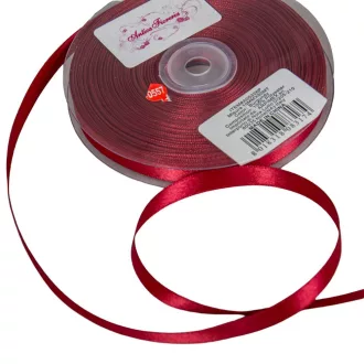 Szalag szatén két oldalas Burgundy 10mmx50m 