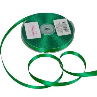 Szatén szalag két oldalas Dark Green 10mmx50m