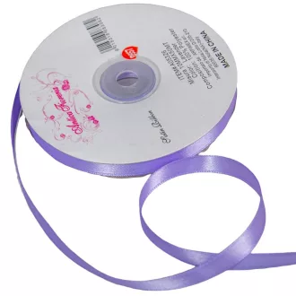 Szatén szalag két oldalas Lavander 10mmx50m