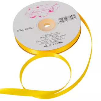 Szatén szalag két oldalas Lemon 10mmx50m