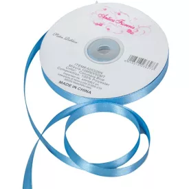 Szatén szalag két oldalas columbia blue 10mmx50m