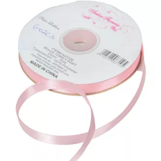 Szatén szalag két oldalas pink 10mmx50m