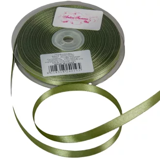 Szatén szalag két oldalas Spring Moss 10mmx50m