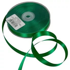Szatén szalag két oldalas Dark Green 16mmx50m