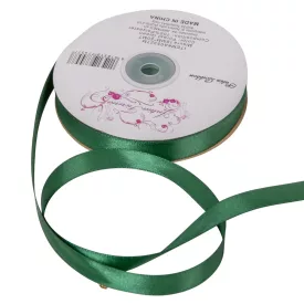 Szatén szalag két oldalas Forest Green 16mmx50m