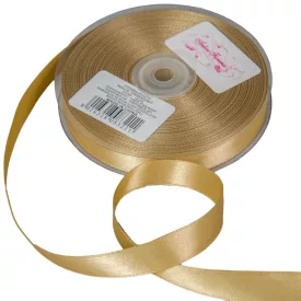 Szatén szalag két oldalas Gold 16mmx50m