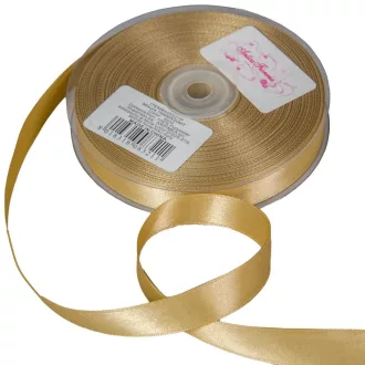Szatén szalag két oldalas Gold 16mmx50m