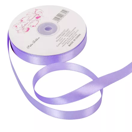 Szatén szalag két oldalas Lavender 16mmx50m