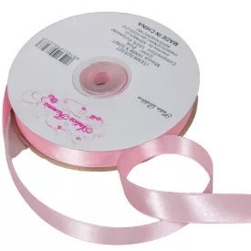 Szatén szalag két oldalas Pink 16mmx50m