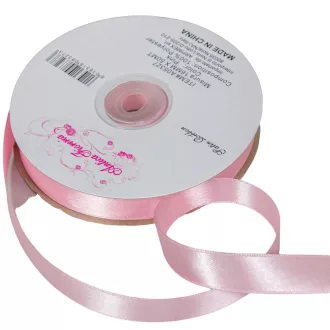 Szatén szalag két oldalas Pink 16mmx50m