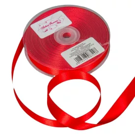 Szatén szalag két oldalas Red 16mmx50m 