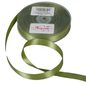 Szatén szalag két oldalas Spring Moss 16mmx50m