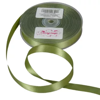 Szatén szalag két oldalas Spring Moss 16mmx50m