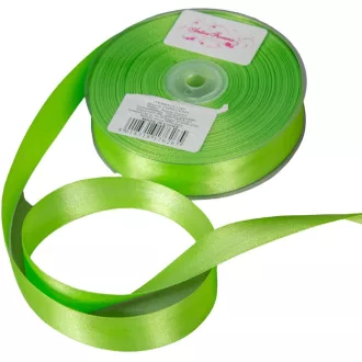 Szatén szalag két oldalas Apple Green 25mmx50m