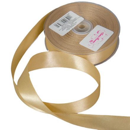Szatén szalag Beige 25mmx50m 