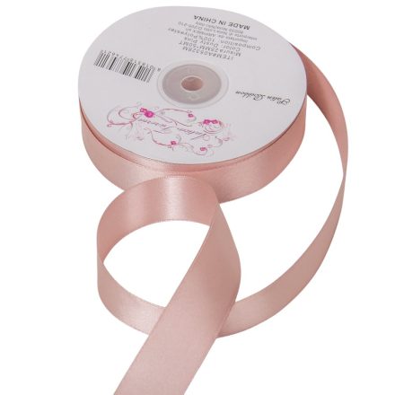 Szatén szalag Dusty pink 25mmx50m