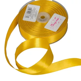 Szatén szalag két oldalas Gold 25mmx50m