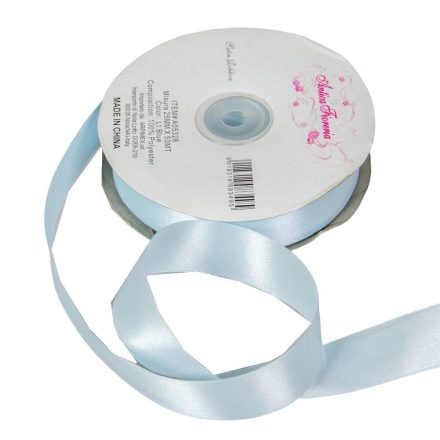 Szatén szalag Light Blue 25mmx50m 