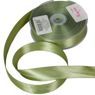 Szalag szatén két oldalas Spring Moss 25mmx50m