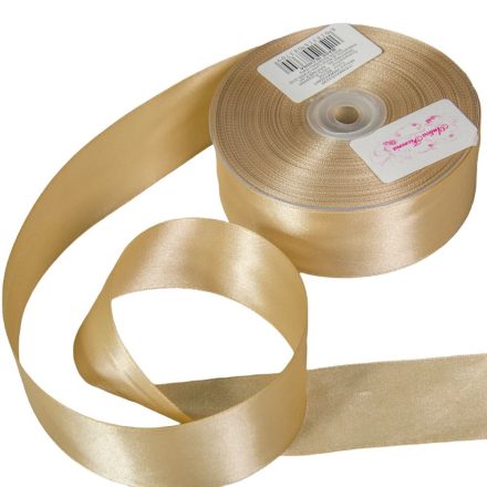 Szatén szalag Beige 38mmx50m
