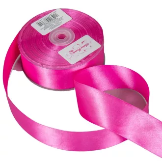 Szatén szalag két oldalas Fucsia 38mmx50m
