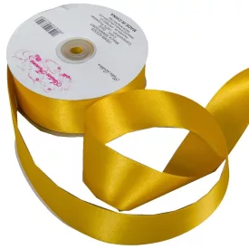 Szatén szalag két oldalas Gold 38mmx50m