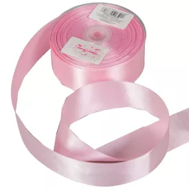 Szatén szalag két oldalas Pink 38mmx50m