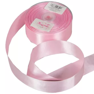 Szatén szalag két oldalas Pink 38mmx50m