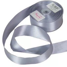 Szatén szalag két oldalas Silver 38mmx50m