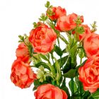 Peónia csokor 10v. narancs M42cm 12db/#