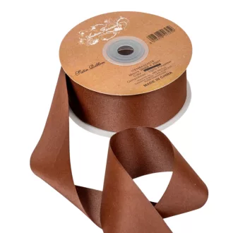 Szatén szalag matt Chocolate 38mmx20m
