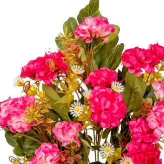   Dália csokor féloldalas 16v. mix M39cm 12db/#                                    