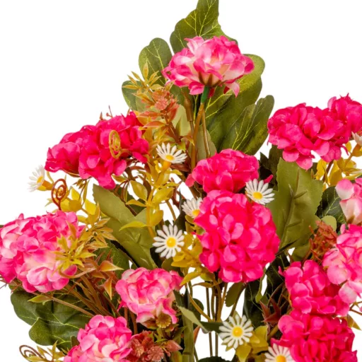 Dália csokor féloldalas 16v. mix M39cm 12db/#                                    