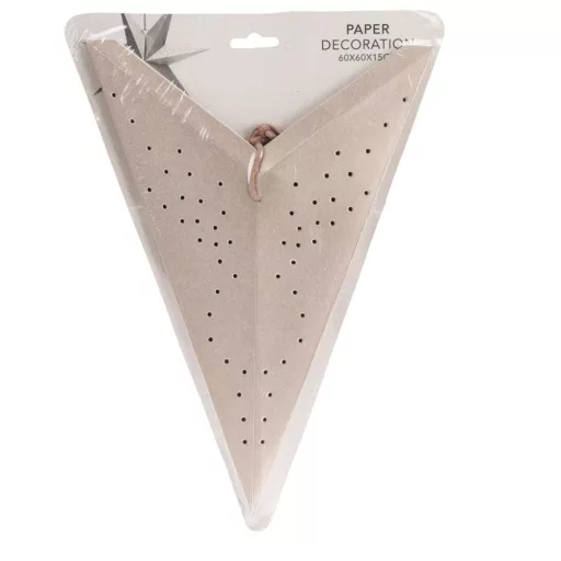 Papír csillag arany 60cm