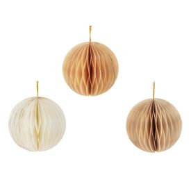 Papír lampion gömb mix 8cm