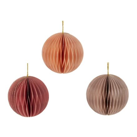 Papír lampion gömb mix 8cm