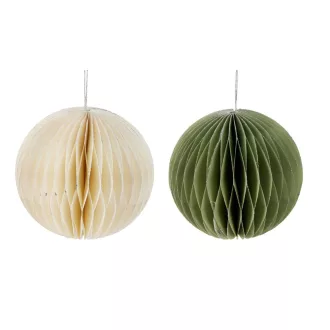 Papír lampion gömb mix 10cm
