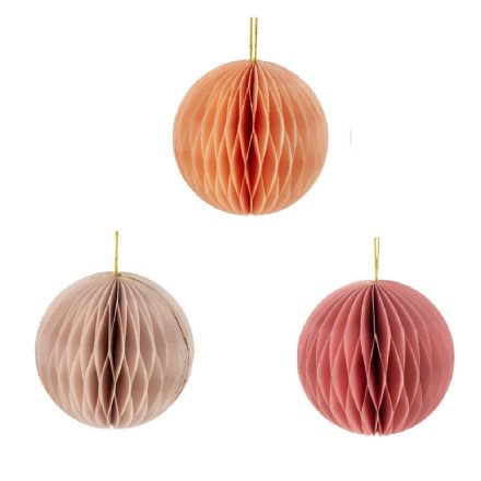 Papír lampion gömb mix 10cm