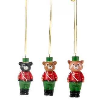 Állat akasztós dísz poly 8cm 