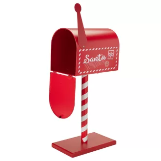 Postaláda fém piros M50x25x15cm